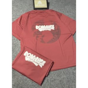 Drop Shoulder T-shirt (Maroon)